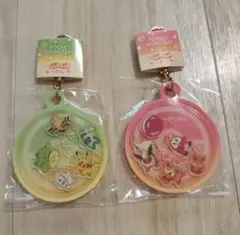 【新品】ポケモン シャカキャラキーホルダー　２点セット