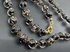 M6194 色石　ネックレス　ヴィンテージ アクセサリー