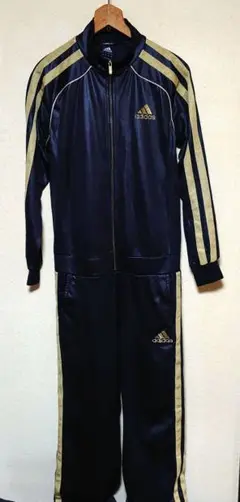 adidas アディダス ゴールド つなぎ オールインワン ジャージ