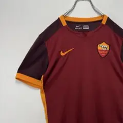 NIKE ナイキ セリエA ローマ サッカー 半袖シャツ 刺繍ロゴ 古着