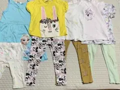 子供服まとめレギンス 半袖 トップス ZARA H&M アナ雪 エルサ　トラのサムネイル
