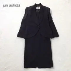 ジュンアシダ セットアップ【L】ジャケット ロングワンピース フォーマル 大きめ