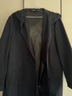 ZARA フード付きパーカー ネイビー Lサイズ