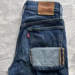 Levi's 501 S スキニーデニム ボタンフライ ユーズド加工 アメカジ