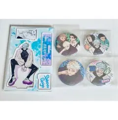 呪術廻戦　ジャンプGIGA 缶バッジ　名場面ジオラマフィギュア　アクスタ　五条悟