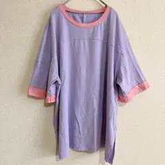 美品⭐️ 【XL】 Tシャツ トップス 大きいサイズ ピンク パープル 夏