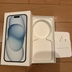 iPhone 15 128GB ブルー　空箱