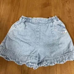 デニムショートパンツ　100