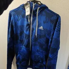 adidas 幾何学模様 フード付きジャージ