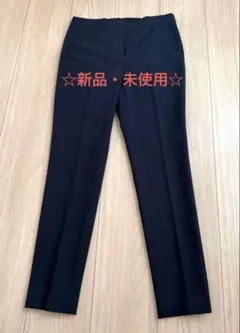 【新品・未使用品】セオリー　パンツ セオリー theory *サテンストレッチレギンスパンツ*2パギンス黒