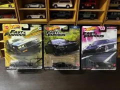 Hot Wheels Fast & Furious ミニカー3台セット
