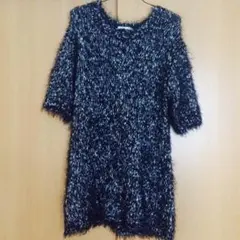 マウジー  moussy シャギーニット チュニック