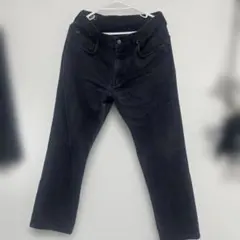 Lee ブラック ストレートデニム