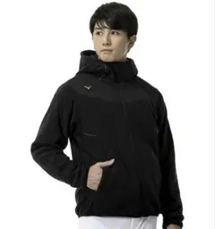 本日お値下げMizunoPro フード付きジャケット S ブラック