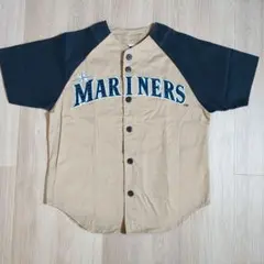 90s クーパーズタウン マリナーズ ベースボールシャツ ジャケット L