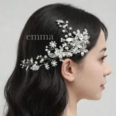 髪飾り　結婚式　卒業式　成人式　ウェディング　ヘアアクセサリー　ヘッドドレス　花