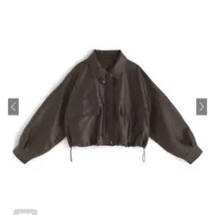 GRL グレイル 襟2Wayレザーブルゾン[fo1951]