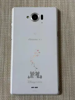 Disney mobile docomo X SH-02J ホワイト ジャンク