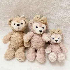 東京ディズニーシー ダッフィー シェリーメイ ぬいぐるみバッチ ストラップセット