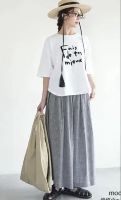【新品】定価7,920円　SOLAMONAT ソラモナ　ロゴTシャツ ホワイト