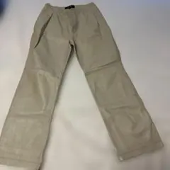 mujent レザーパンツ アイボリー L