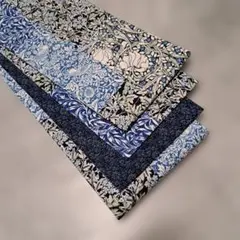半幅帯 長尺 ウィリアムモリス パッチワーク風プリント×BOOKBINDING