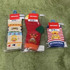 miki HOUSE 靴下 3足セット 13-15cm