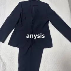 【美品】anysis エニィスィス ノーカラースーツ セットのサムネイル
