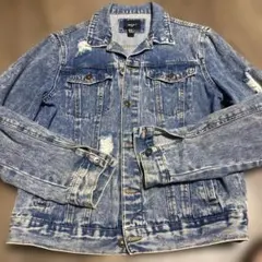FOREVER 21 ダメージ加工デニムジャケットのサムネイル