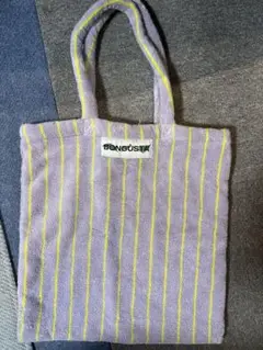BONGUSTA ボングスタLilac&Neonyellow トートバッグ