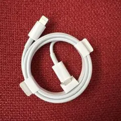 ホワイト iPhone充電ケーブル 純正 標準長さ