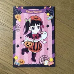 鬼滅の刃　カフェ　ハロウィン　栗花落カナヲ　ポストカード