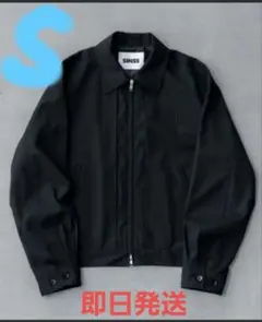 SINSS　美品　ストライプショートブルゾン　Sサイズ　ブラック　即日発送