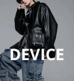 DEVICE 犬飼京 2wayショルダーバッグ ブラック