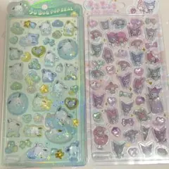 正規品 うるちゅるポップシール サンリオベビー ポチャッコ マイメロ クロミ