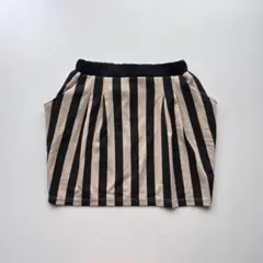 美品未使用　オリーブデオリーブ　ストライプ柄　スカート