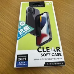 ★未使用★Premium iPhone 13 Pro用 抗菌TPUケース クリア