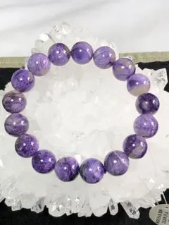 天然石　高品質　ブレスレット　ロシア産チャロアイト　①