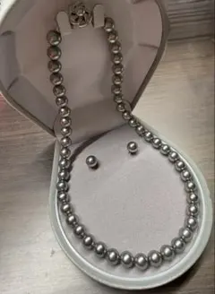 新品未使用！パールネックレス&パールピアス セット
