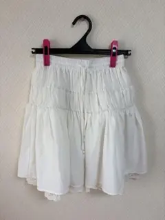 H&M フレアスカート ホワイト XSのサムネイル