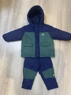 LOGOS セットアップ 90cm 中綿ジャケット パンツ 上下セット キッズ