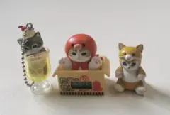 猫のカプセルトイ3体セット