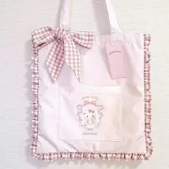新品 ハローキティ トートバッグ リボン サンリオ キティちゃん キティのサムネイル