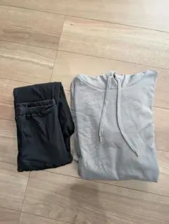 マタニティ用　ユニクロパンツ　ワンピース　セット