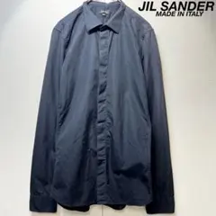 希少 JIL SANDER 上質 比翼 ウィングカラー デザイン 長袖 シャツのサムネイル
