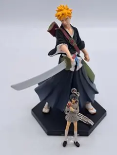 BLEACH 黒崎一護　朽木ルキア　フィギュア　一番くじ　おまけ付き Amazon.co.jp: 黒崎 一護 朽木 ルキア 1/6スケール 塗装済み完成