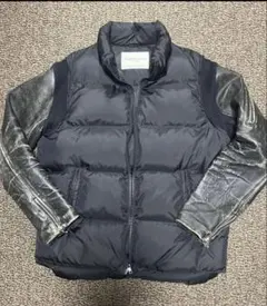 UNDERCOVER 袖レザーダウン11aw mirror期JONIO ブラック