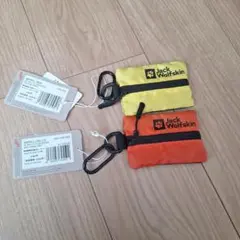 新品！ Jack Wolfskin カラビナ付きポーチ コインケース