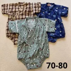 まとめ売り / ベビー キッズ ロンパース 70〜80cm 夏物 コムサイズム