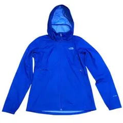 ノースフェイス ドライベント ナイロン フードマウンテンパーカーブルーレディース